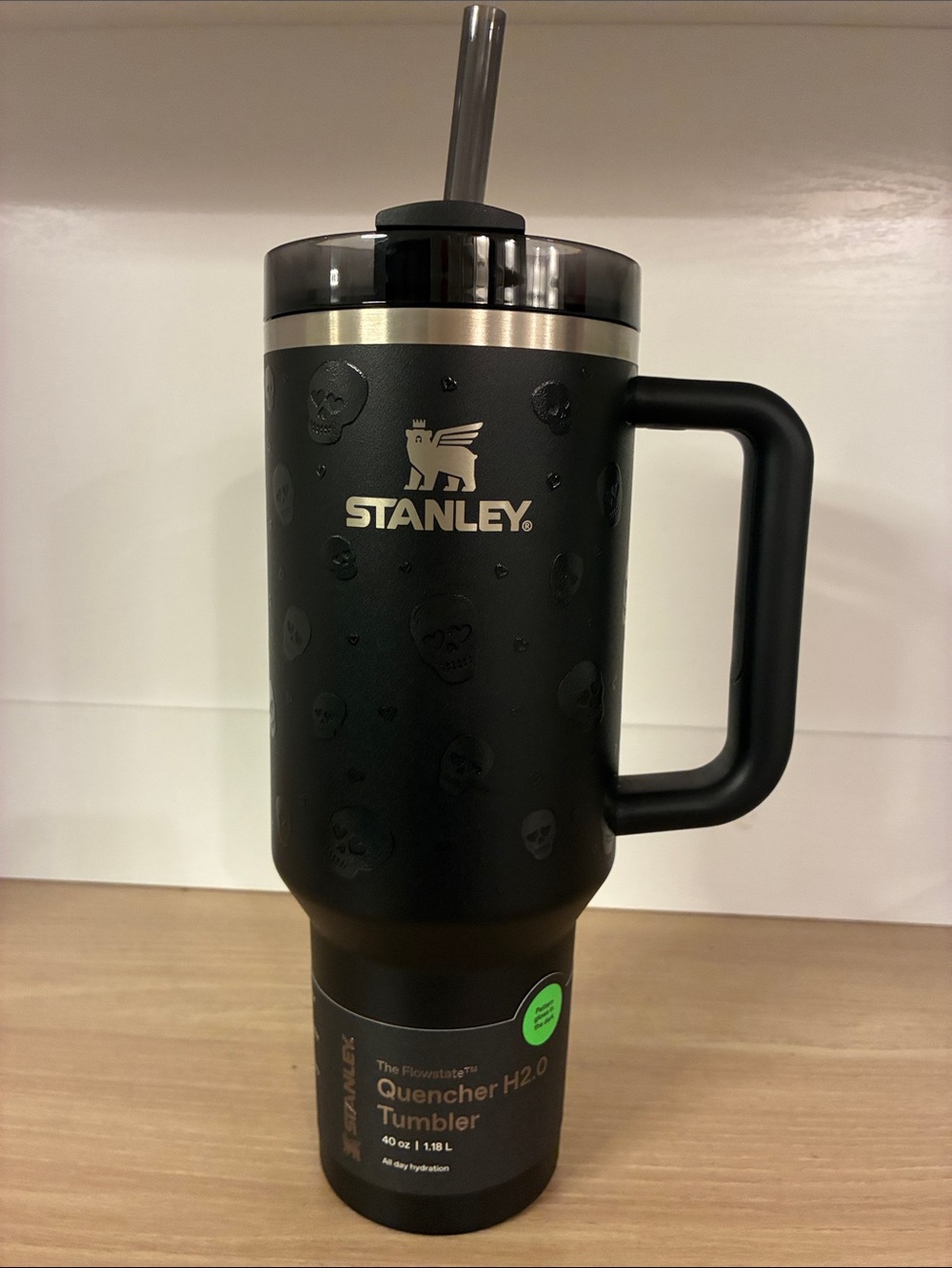 Limited Edition 40oz Black Skeleton Glow In the Dark STANLEY